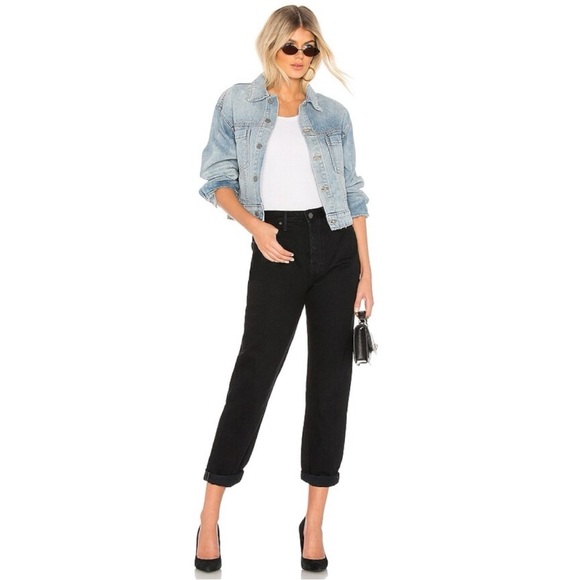 GRLFRND • Devon Boyfriend Jean in Late Night Recall - Picture 12 of 12